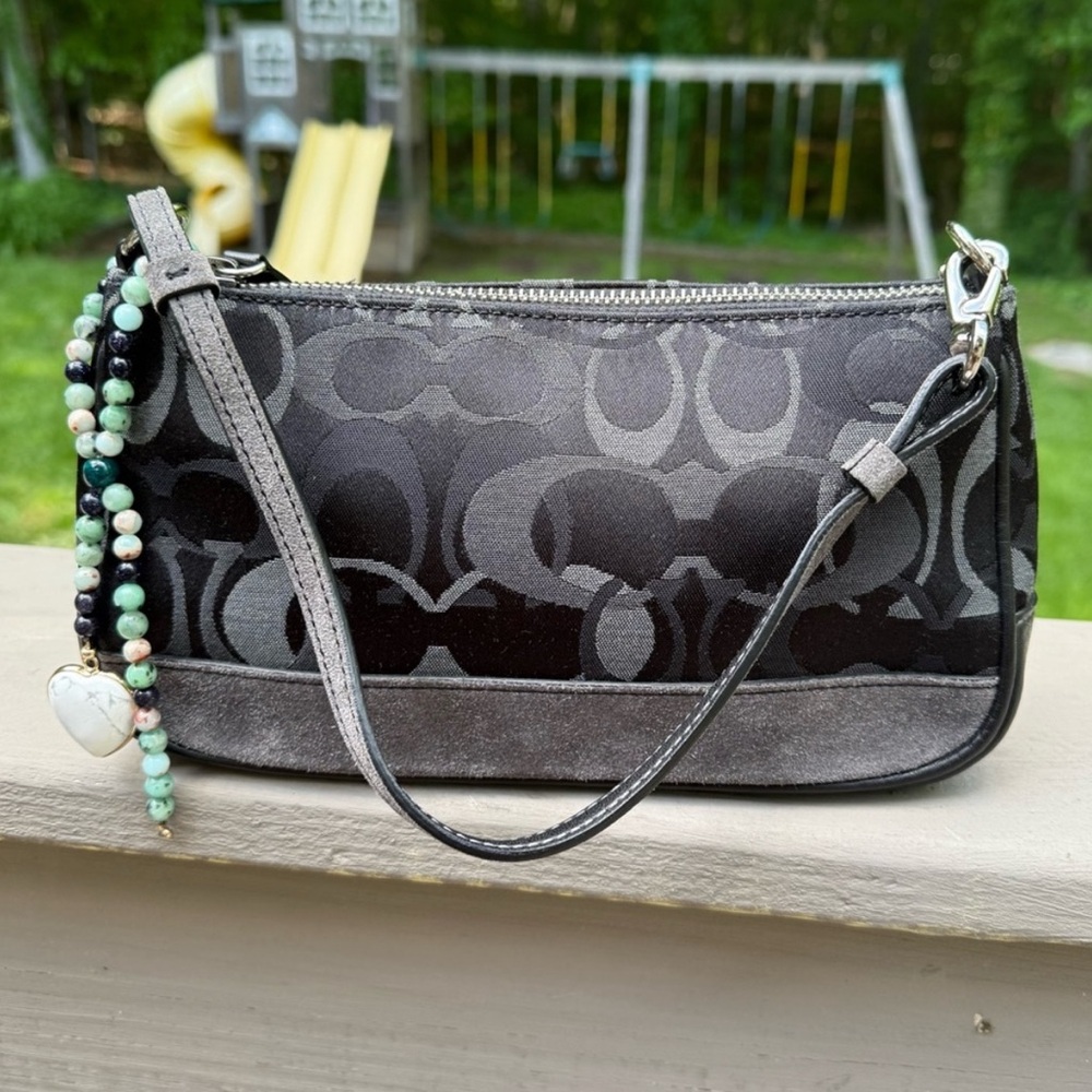 Vintage Coach Y2K Optic Signature Demi bag